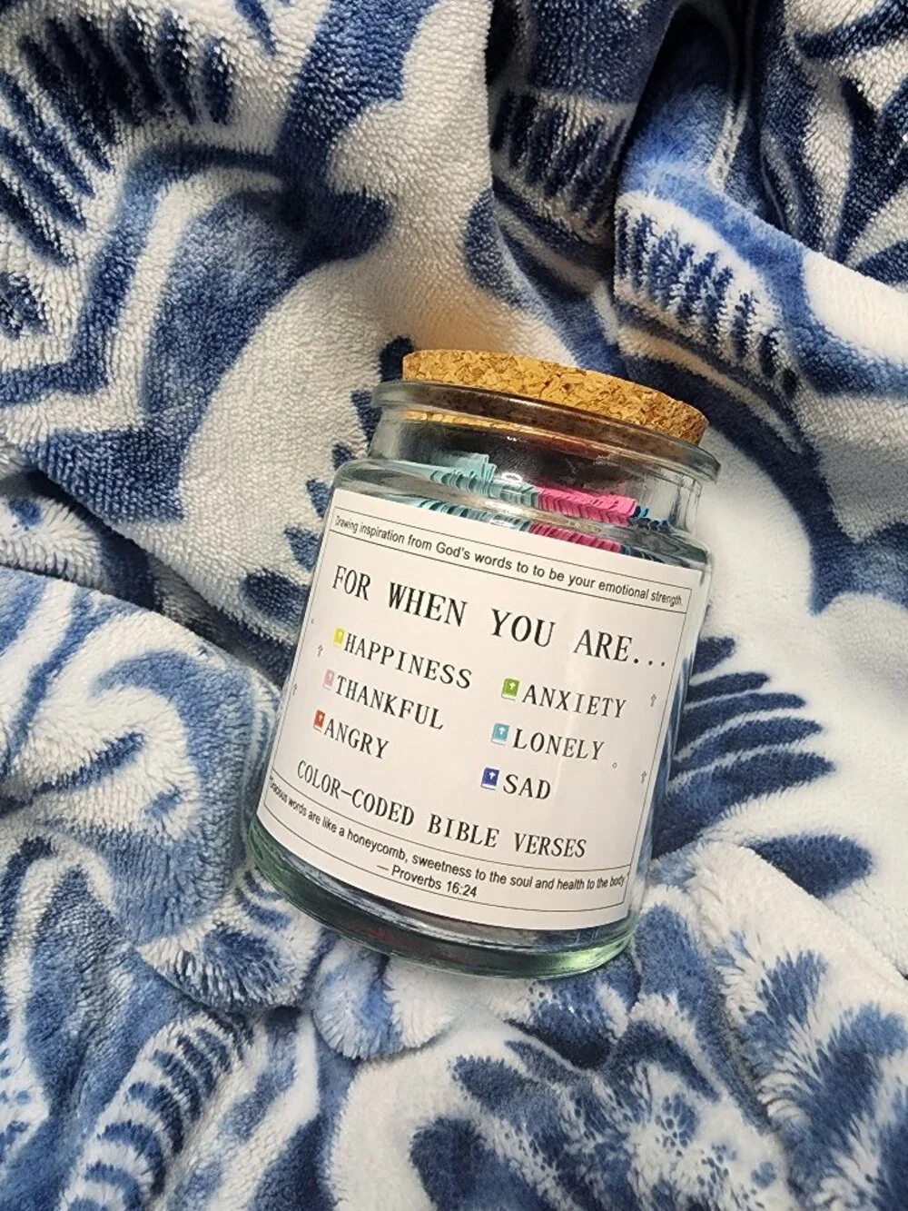 Inspirational Notebook + FREE Color-Coded Bible Verse Jar | Matthew 5:16